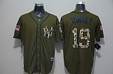 New York Yankees #19 Masahiro Tanaka Green Salute to Service Stitched Baseball Jersey,baseball caps,new era cap wholesale,wholesale hats